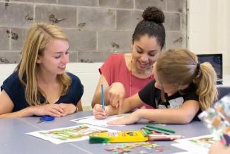 Teacher education majors with elementary children